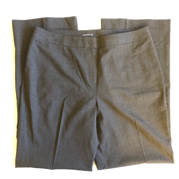 Lafayette 148 Menswear Dress Pants Gray - Picture 2 of 7